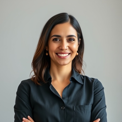 Cafe owner with digital menu